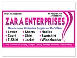 Business logo of ZARA ENTERPRISES