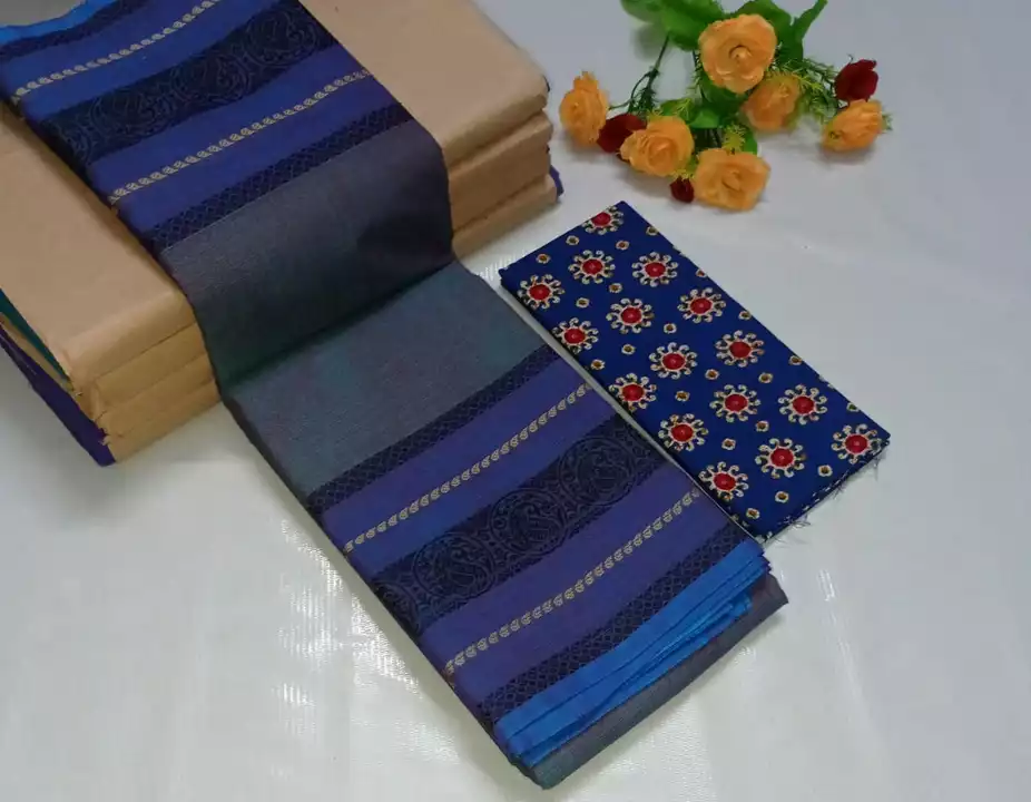 Product image of Cotton sarees , price: Rs. 820, ID: cotton-sarees-61fd4f45