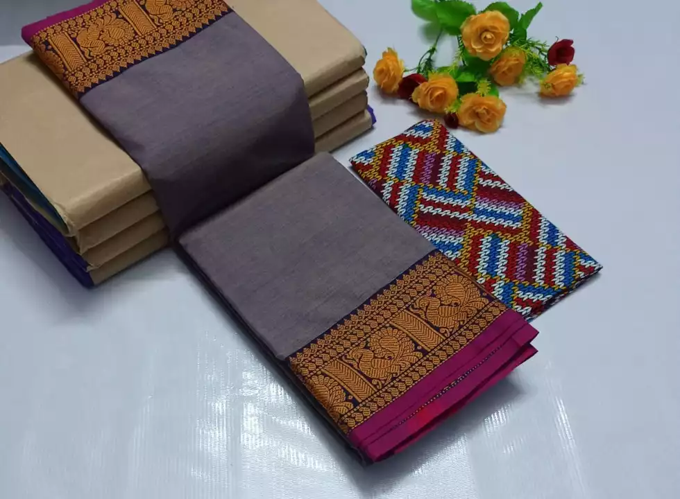 Product image of Cotton sarees , price: Rs. 820, ID: cotton-sarees-46c1d31c