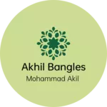 Business logo of Akhil bangles