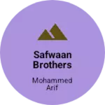 Business logo of Safwaan brothers
