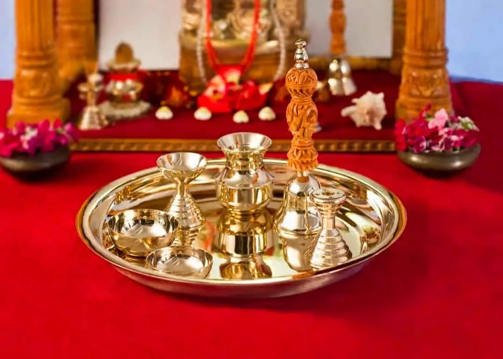 Puja thali uploaded by business on 11/18/2022