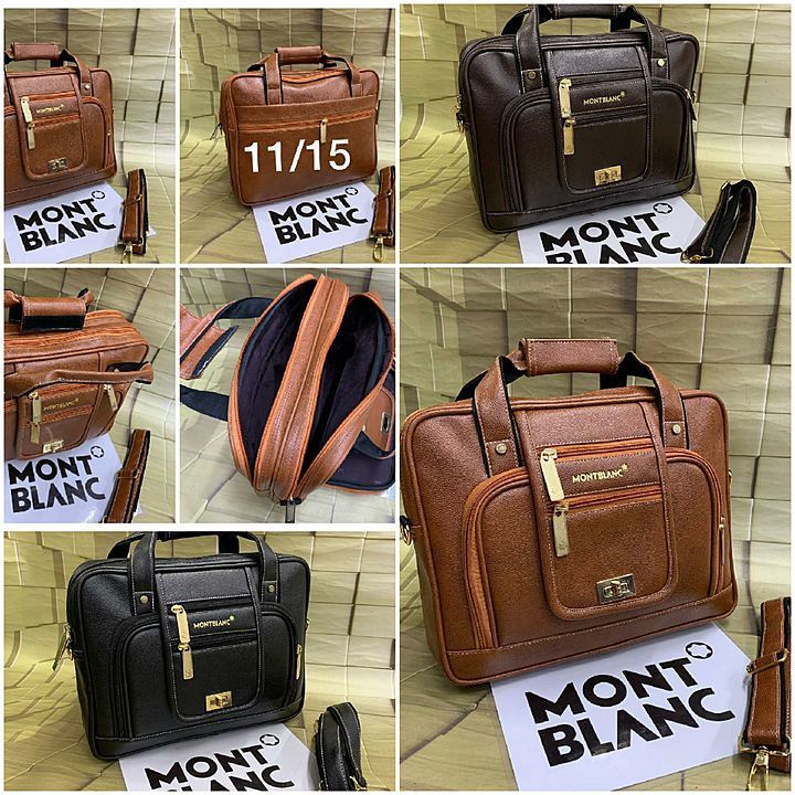 Post image MONT BLANC 😎

Office bag 😳 Laptop bag  easy for daily usage🥳

Front lock system , 2 Handles lock system😅 with Long belt

6 zipper🙀🙀🙀 

Pure leather 😱🥳 double compartment🤗 

Quality always best😇
Back pocket

Superbb loooking

So don’t wait Book it Nowwwww

₹799 /-Only free shipping