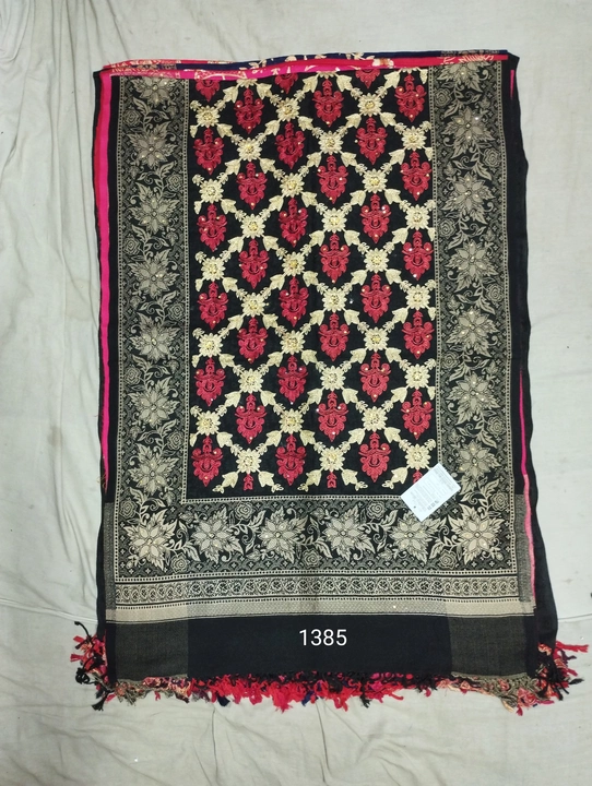 Phulkari embroidery stole uploaded by business on 11/19/2022
