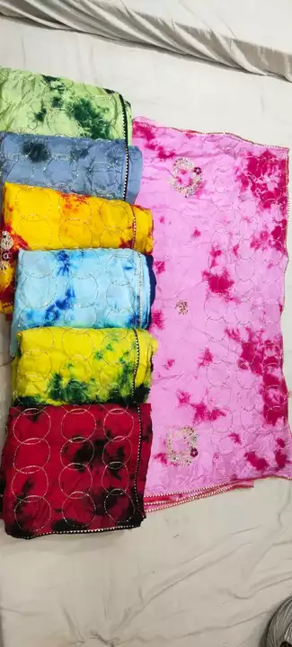 Designer hand work sarees  uploaded by Pushpam enterprises on 11/19/2022