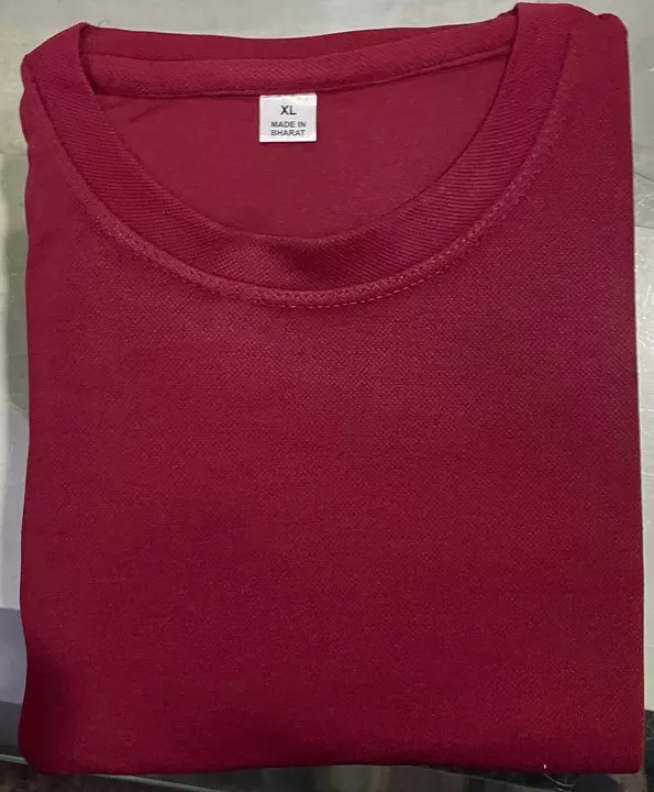 Maroon polyester t shirt uploaded by business on 11/19/2022