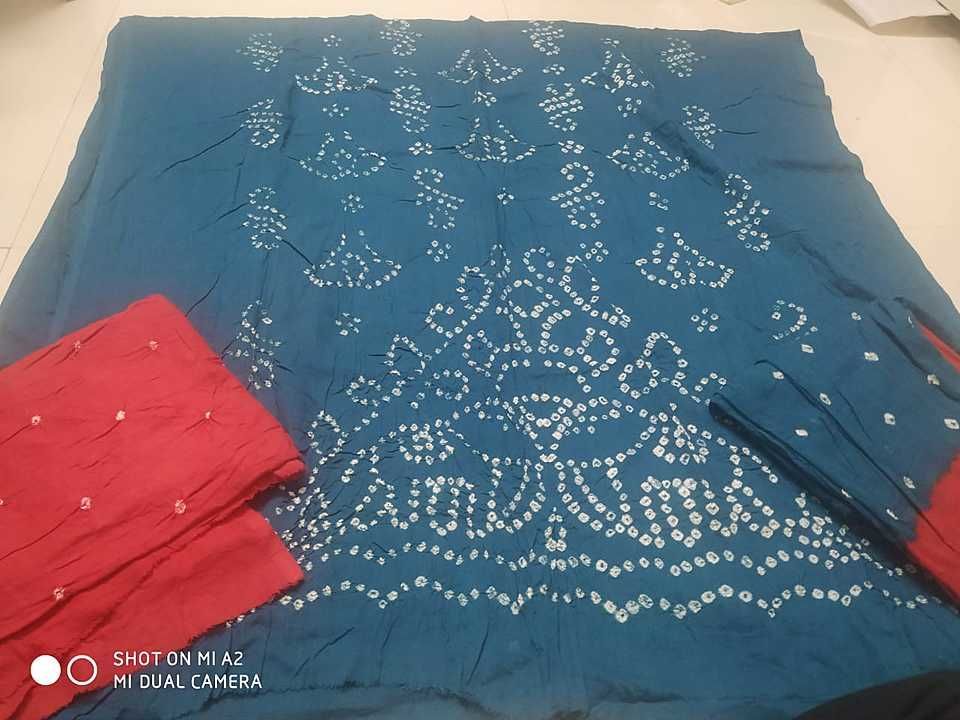 Bandhni dress material  uploaded by business on 1/21/2021