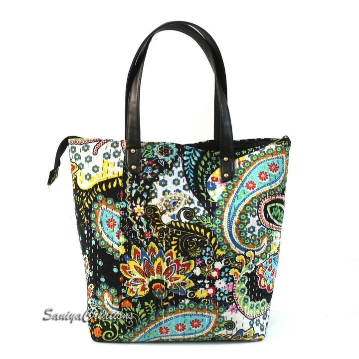 Women Cotton Kantha Hand Bag  uploaded by business on 11/19/2022