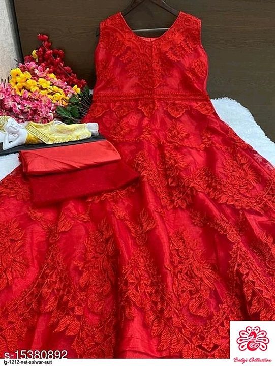 Jivika glamorous women's gowns uploaded by Balaji collection on 1/21/2021