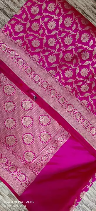 Pure kataan banarsi saree uploaded by business on 11/19/2022