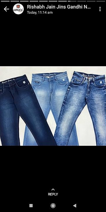 Jeans denim men's uploaded by Shri Laxmi Sheela enterprises on 1/21/2021