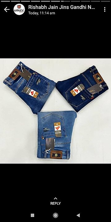Jeans denim men's uploaded by business on 1/21/2021