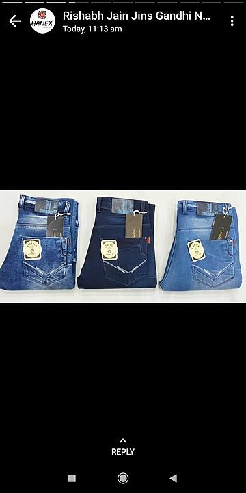 Jeans denim men's uploaded by Shri Laxmi Sheela enterprises on 1/21/2021