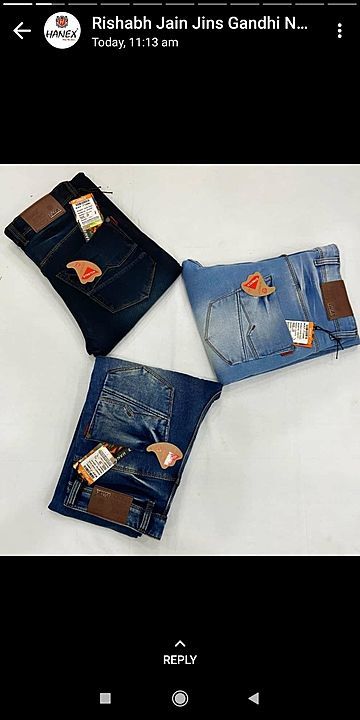 Jeans denim men's uploaded by business on 1/21/2021