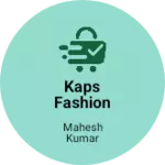 Business logo of Kaps Fashion Point