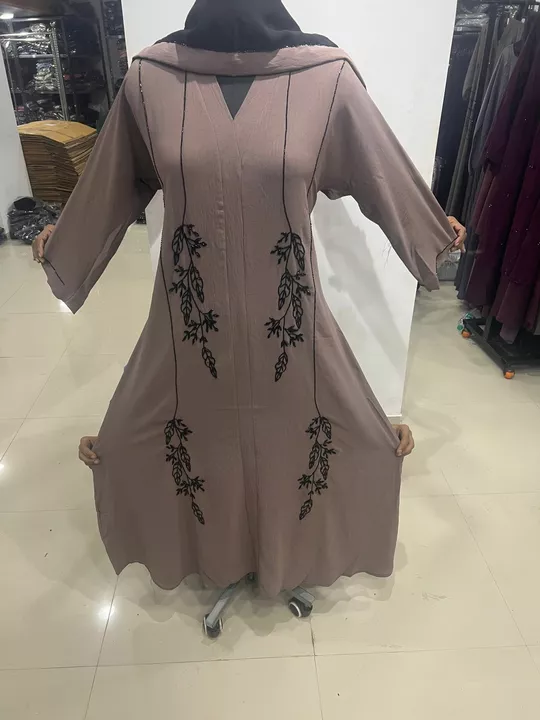 Cy curush hand work Abaya  uploaded by business on 11/19/2022