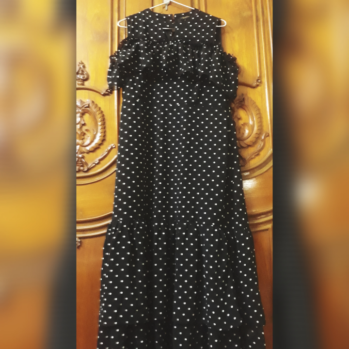 Vintage gothic georgette maxi dress  uploaded by ResinLovebySamadrita on 11/19/2022