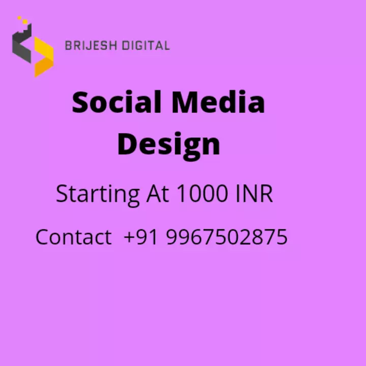 Social Media Design  uploaded by Brijesh Digital  on 11/20/2022