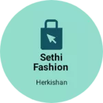 Business logo of Sethi fashion