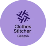 Business logo of Clothes stitcher