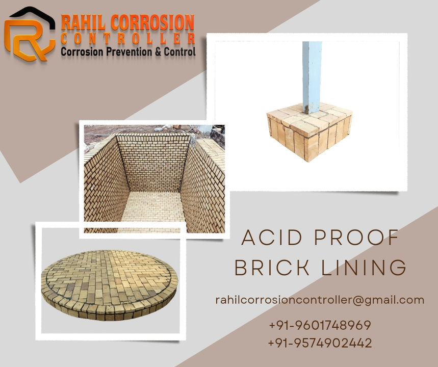 Acid Proof Brick Lining  uploaded by Rahil Corrosion Controller on 11/20/2022
