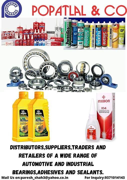 Bearings addetive adhesive etc uploaded by business on 1/21/2021