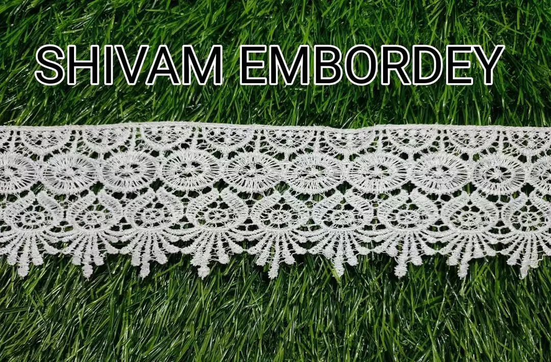 GPO LACE M 391 3 ich whate daibal uploaded by Shivam Embroidery on 11/20/2022