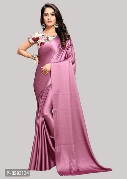 Post image Satin Silk Saree with Blouse Piece.Only Retellers invited.Payment method - Only COD Price - 418
