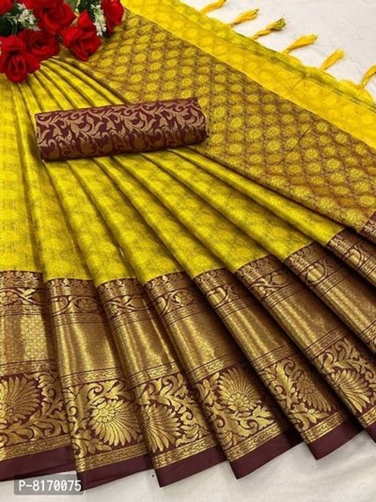 Post image Cotton Silk Saree with Blouse Piece.Stock Limited.Only Retellers invited.Payment method - COD Price - 550 ₹