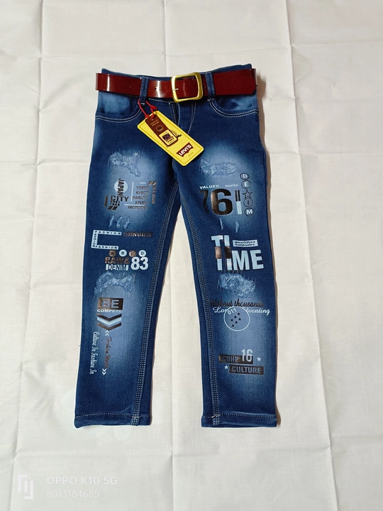 Kids Jeans Pant Simple & Ripped uploaded by Future King Textile on 11/20/2022