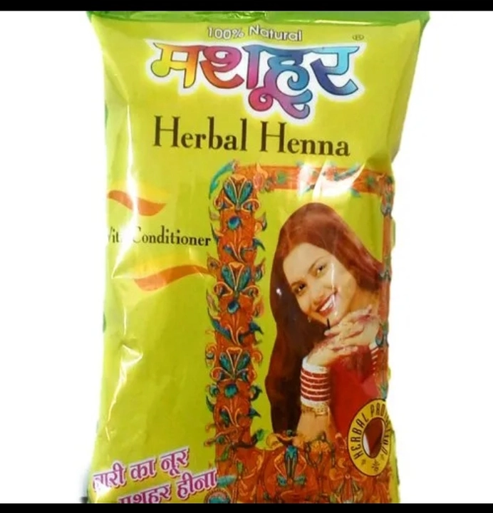 Mashoor Herbal Henna 80 gm uploaded by Rupam Traders on 11/20/2022