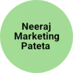 Business logo of Neeraj marketing pateta