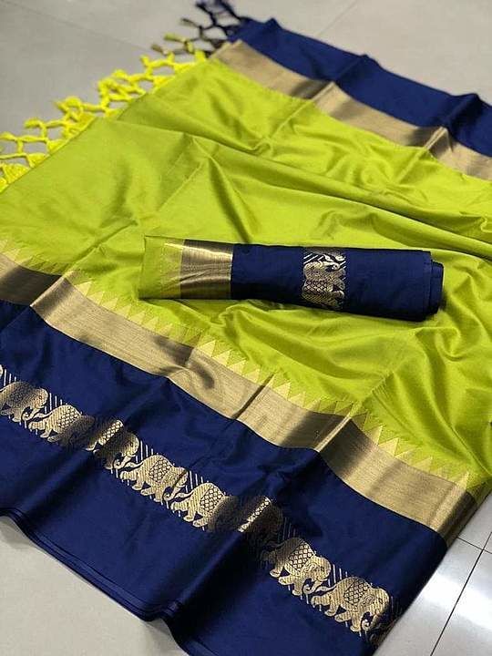 Fashionesta Cotton silk saree uploaded by business on 7/1/2020