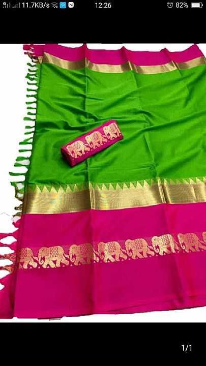 Fashionesta Cotton silk saree uploaded by Fashionesta on 7/1/2020