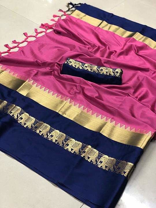 Fashionesta Cotton silk saree uploaded by Fashionesta on 7/1/2020