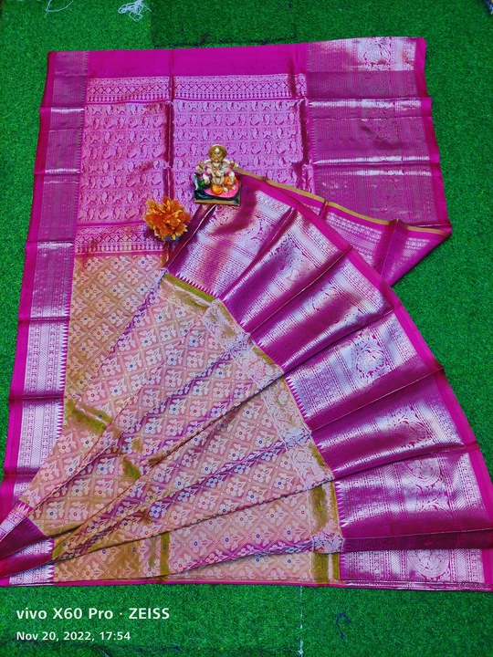 Uppada pure pattu allover design sarees  uploaded by Siva Durga murali Krishna handlooms on 11/21/2022
