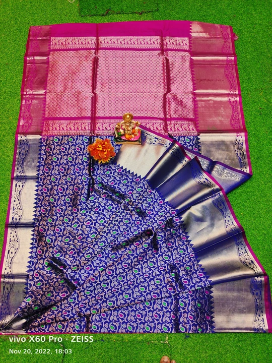 Uppada pure pattu allover design sarees  uploaded by Siva Durga murali Krishna handlooms on 11/21/2022