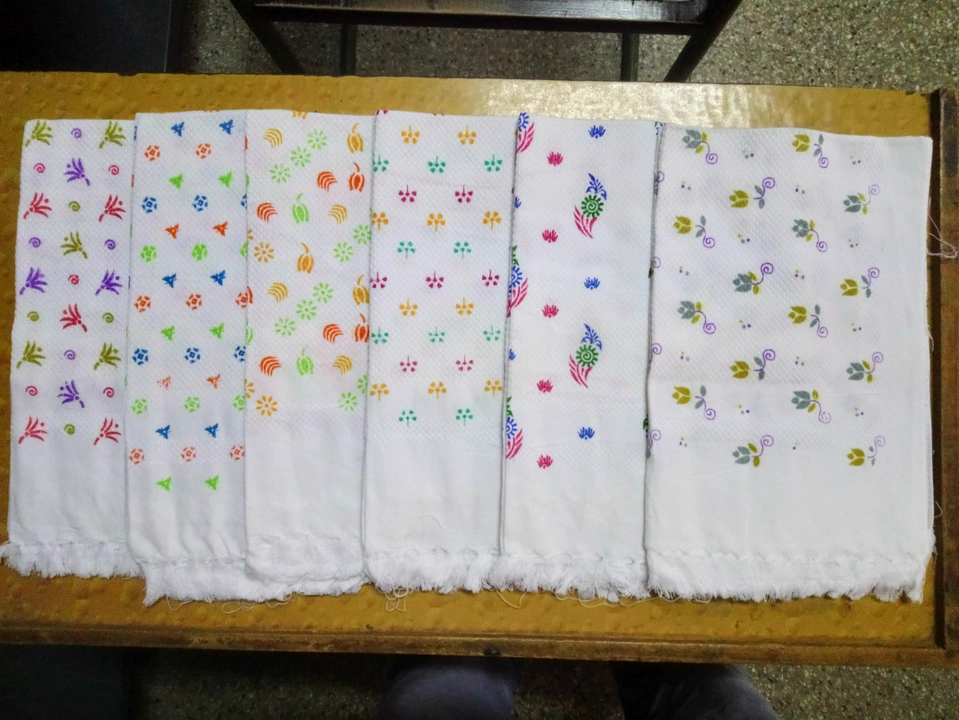 Post image Napkin White Print Hand Towel 15*25 size
What's app number 9442479065