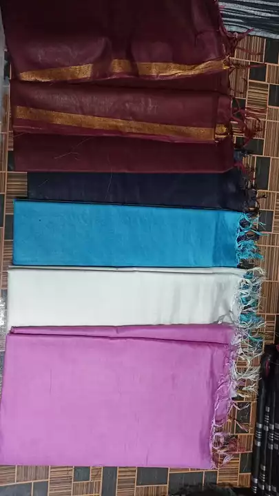 Katan steple silk saree  uploaded by business on 11/21/2022