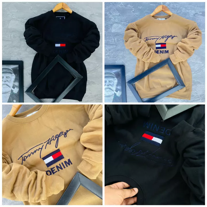 *Brand: TOMMY HILFIGER* ❤

High quality _*MENS 100% PURE COTTON 3 THREAD FLEECE SWEATSHIRTS*_  _{VER uploaded by Lookielooks on 11/21/2022