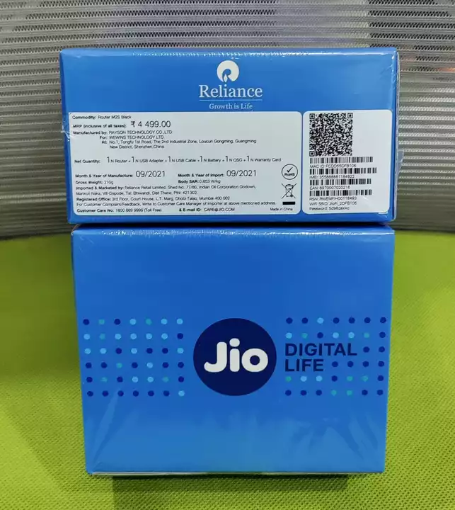Jio m2s. Brand new wifi router uploaded by DIOLLO CORPORATION on 11/21/2022
