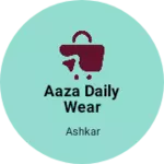 Business logo of Aaza daily wear