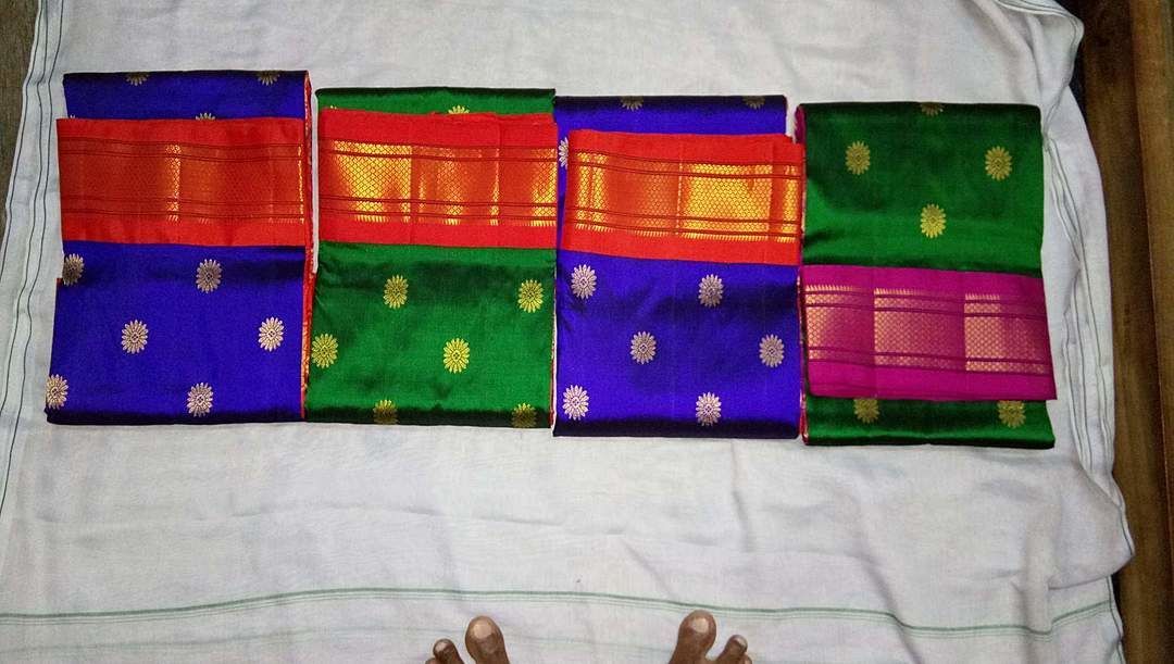 Yeola paithani pure silk hanloom sarees uploaded by business on 1/22/2021