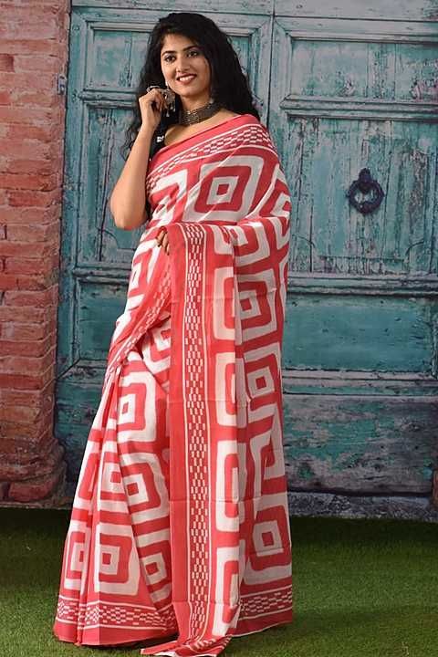 Mul Mul cotton sarees uploaded by Nas collection's on 1/22/2021