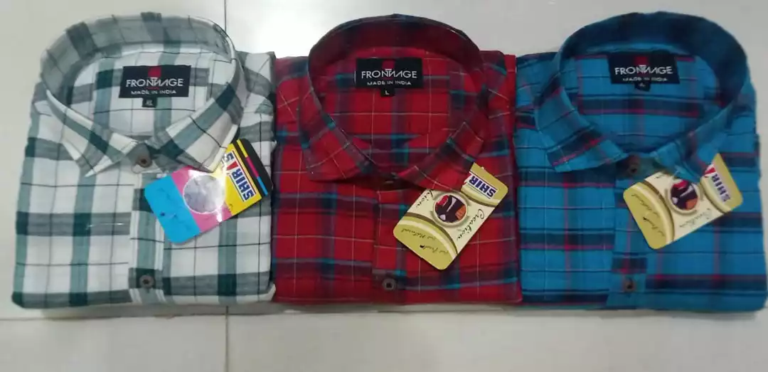 Post image Men's Checks Shirts Double Pocket

*Fabric* :-   Cotton Mix

*Chest Pocket* :  Yes

*Sleeve* :-  Full Sleeves

*Size* -       M    L    XL

*Price* -     *Rs.180

RonauxART16000SHIRT