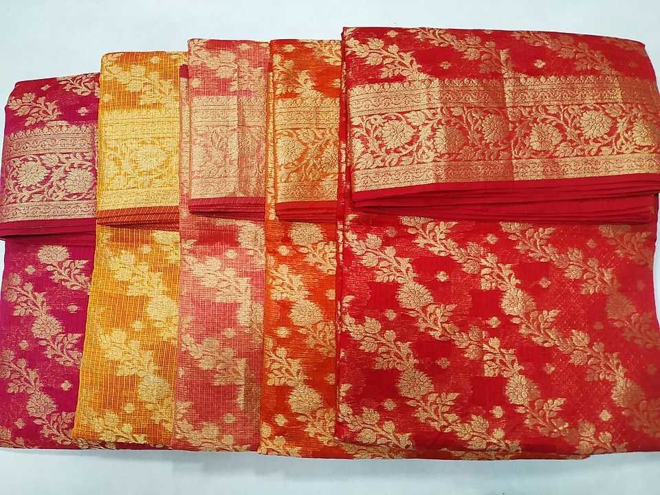 Kota check saree uploaded by business on 1/22/2021