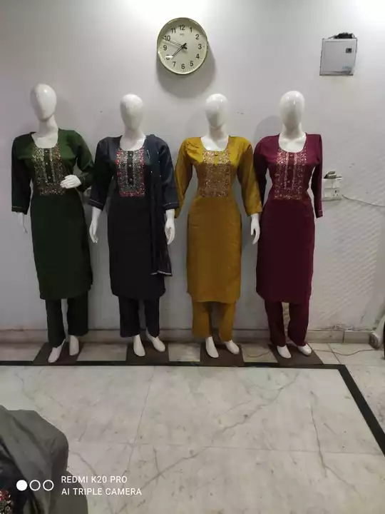 Silky kurti dupatta set  uploaded by Women fashion on 11/22/2022