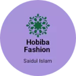 Business logo of Hobiba fashion