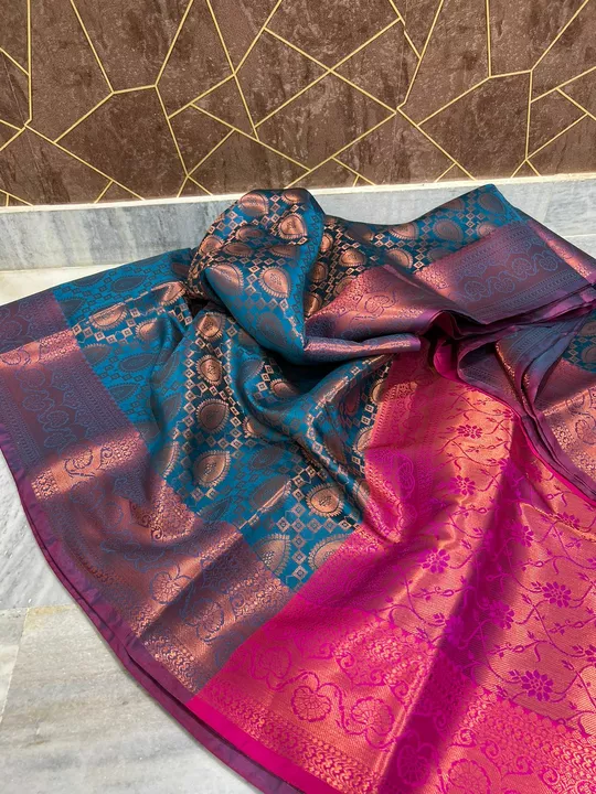 Post image ☘️☘️☘️☘️☘️☘️
New launch
Bnarsi 🍁🍁🍁
Semi Georgette 😍

Soft silk sarees 

All over antik
       Zari 
Buty design 
Only price whit 1250+ shipping