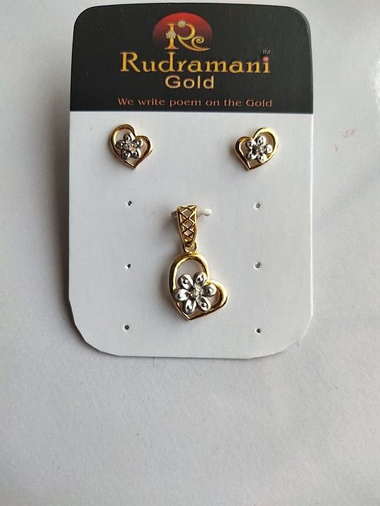 Pendent Butti Set uploaded by Rudramani Gold on 5/9/2020